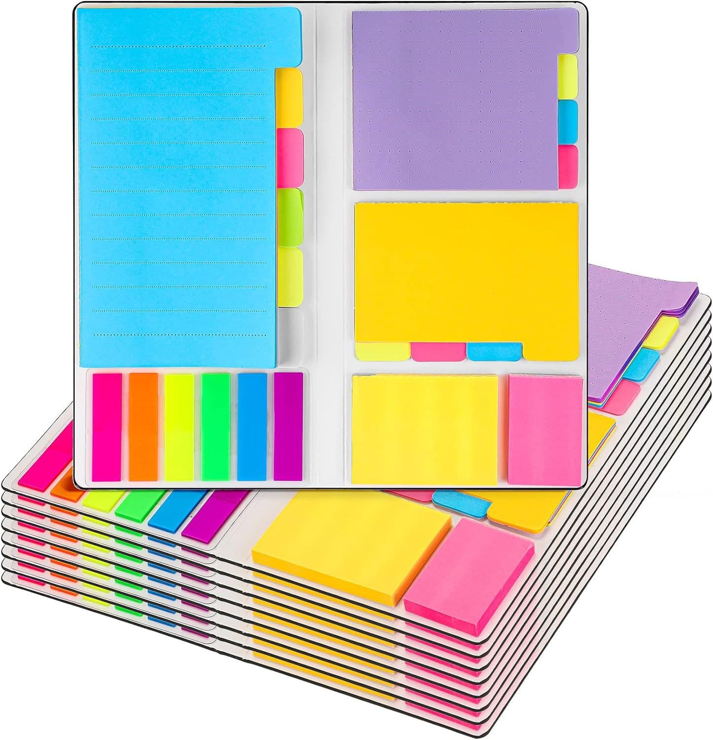 Colored Divider Self-Stick Notes Pads Bundle thumbnail 3