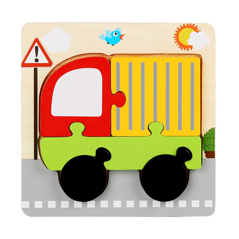 Wooden Toddler Puzzles Toys for 1 2 3 Years Old Boys Girls thumbnail 6