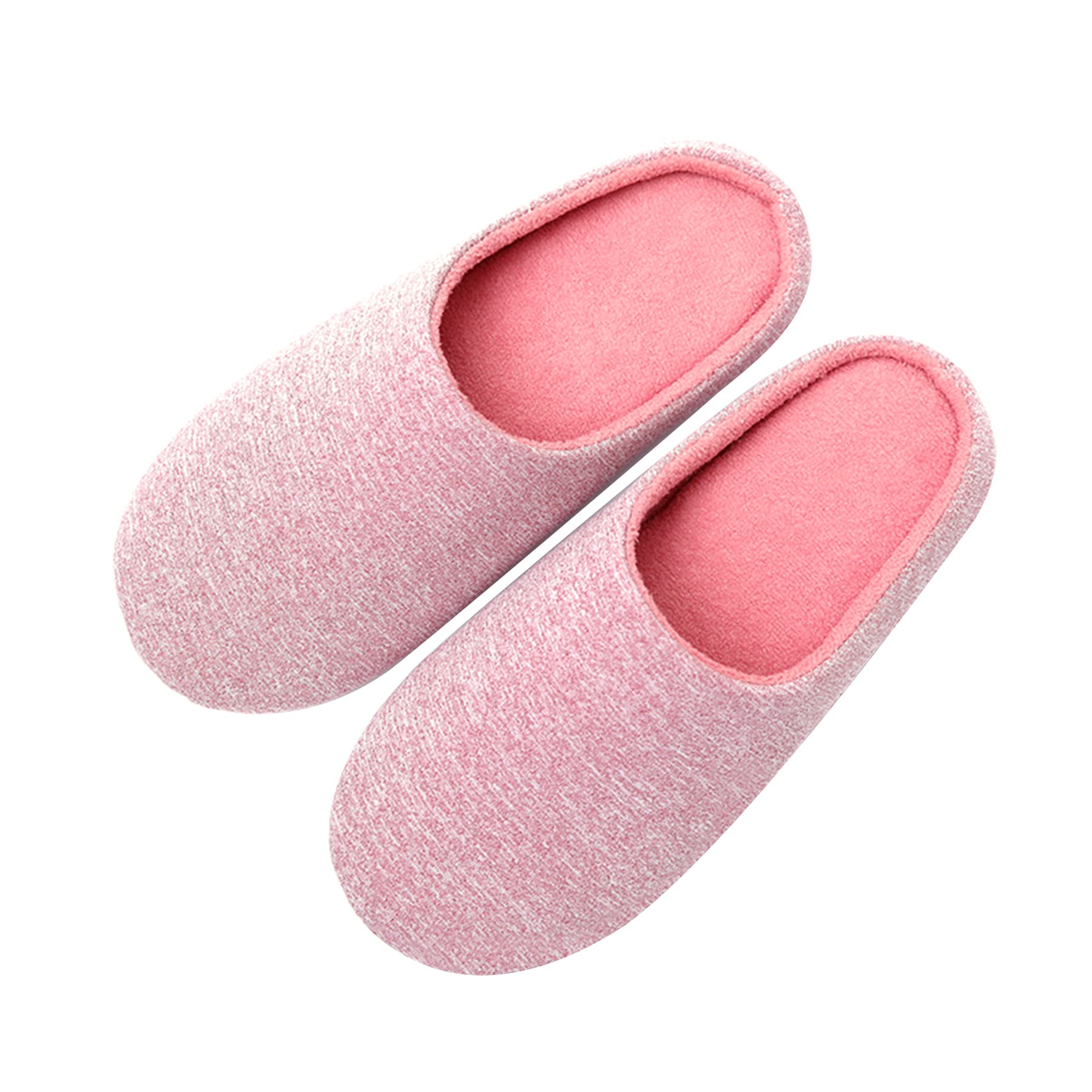 Cotton slippers with memory foam and soft sole thumbnail 4