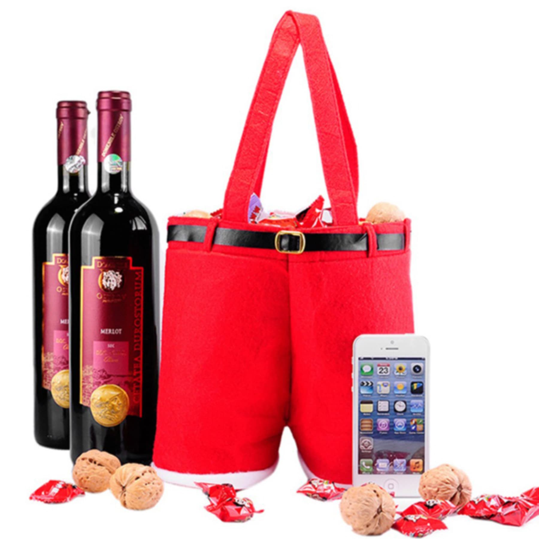 Christmas Candy Gift Bag Wine Bag