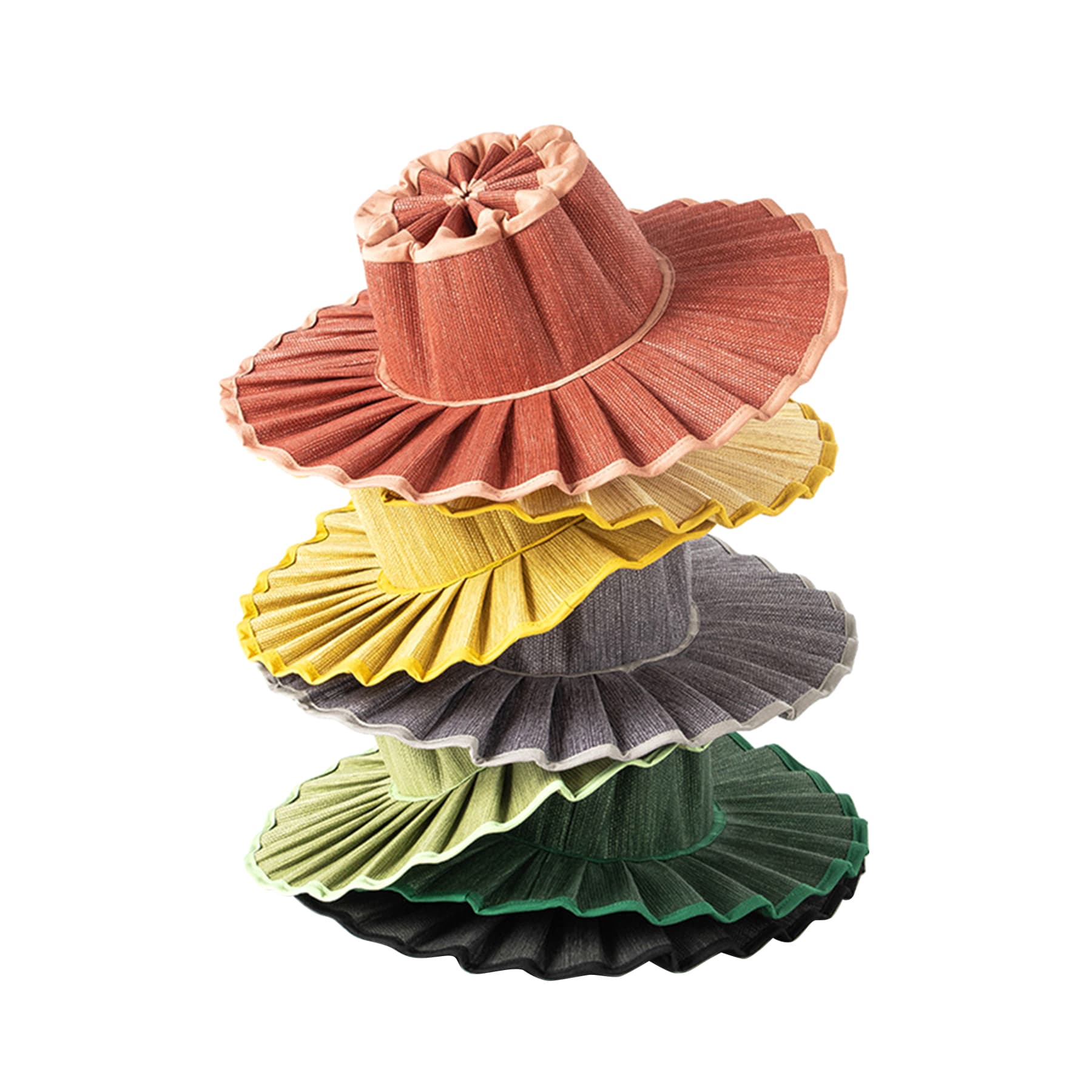 New Pleated Staw Hat thumbnail 11