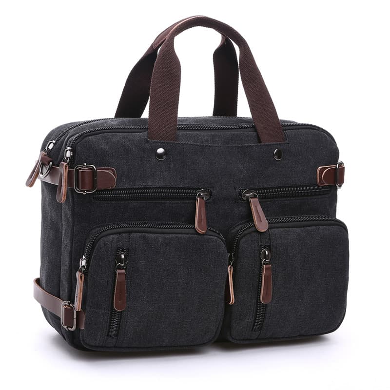 Expandable Large Canvas Vintage Massenger Bag