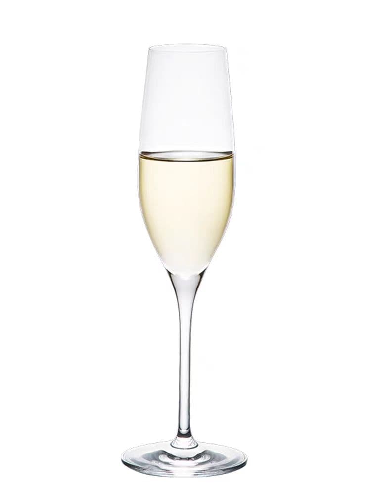 8oz Premium Crystal Champagne Glasses Elegant Flute Set of 4 thumbnail 4