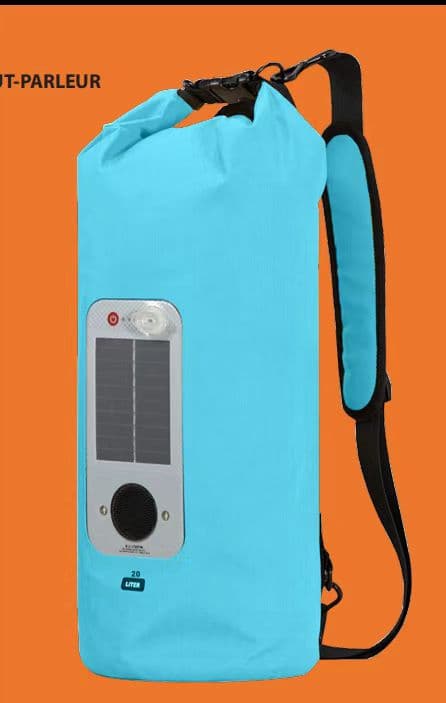 20 L Waterproof Roll Top Storage Dry Bag With Speaker LED thumbnail 9