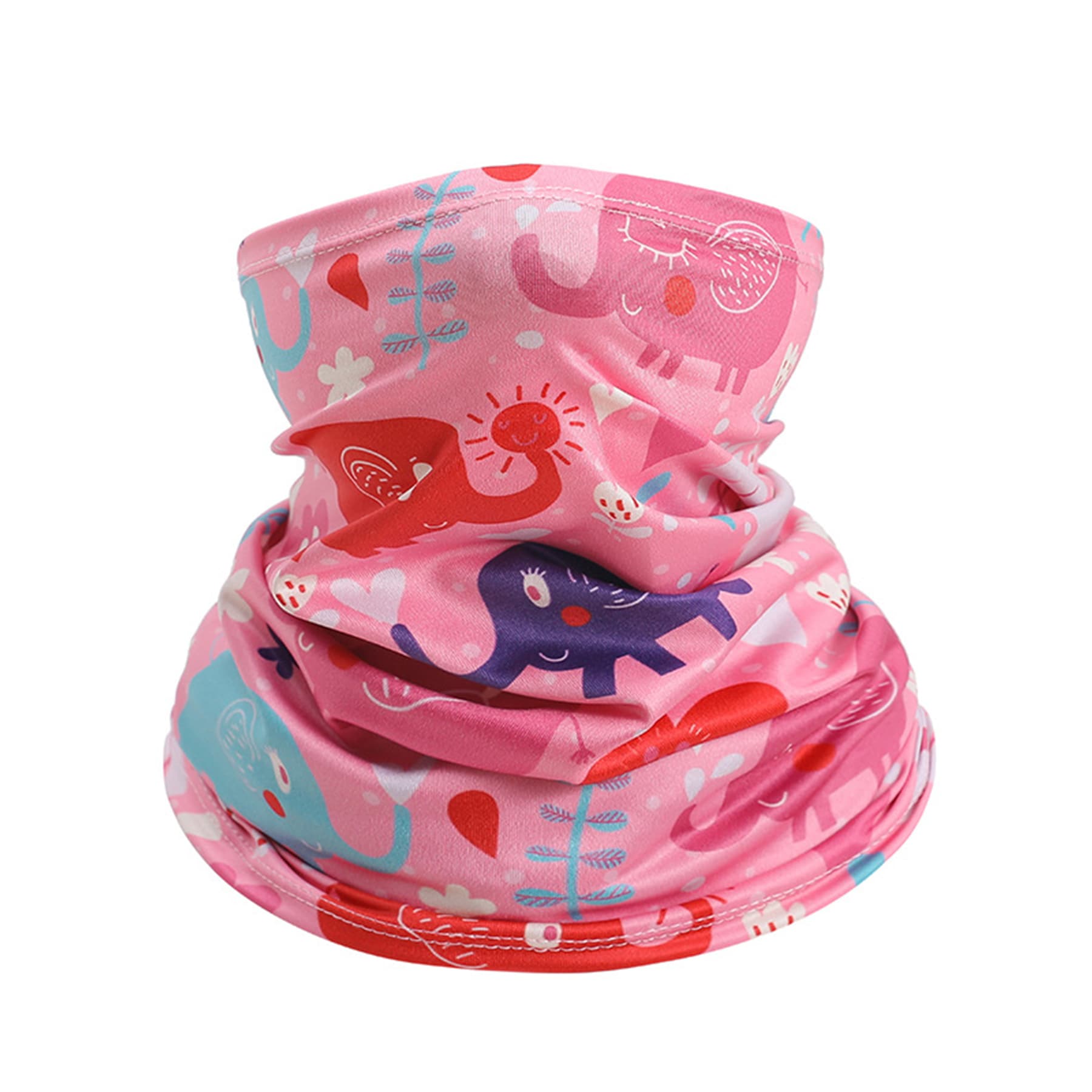 9"x20" Single Layer Lycra Full Color Tube Neck Gaiter