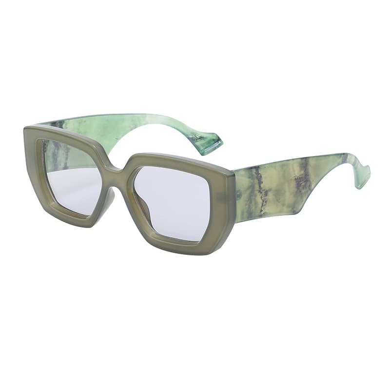 UV Protection Unisex Vintage Square Sunglasses thumbnail 6