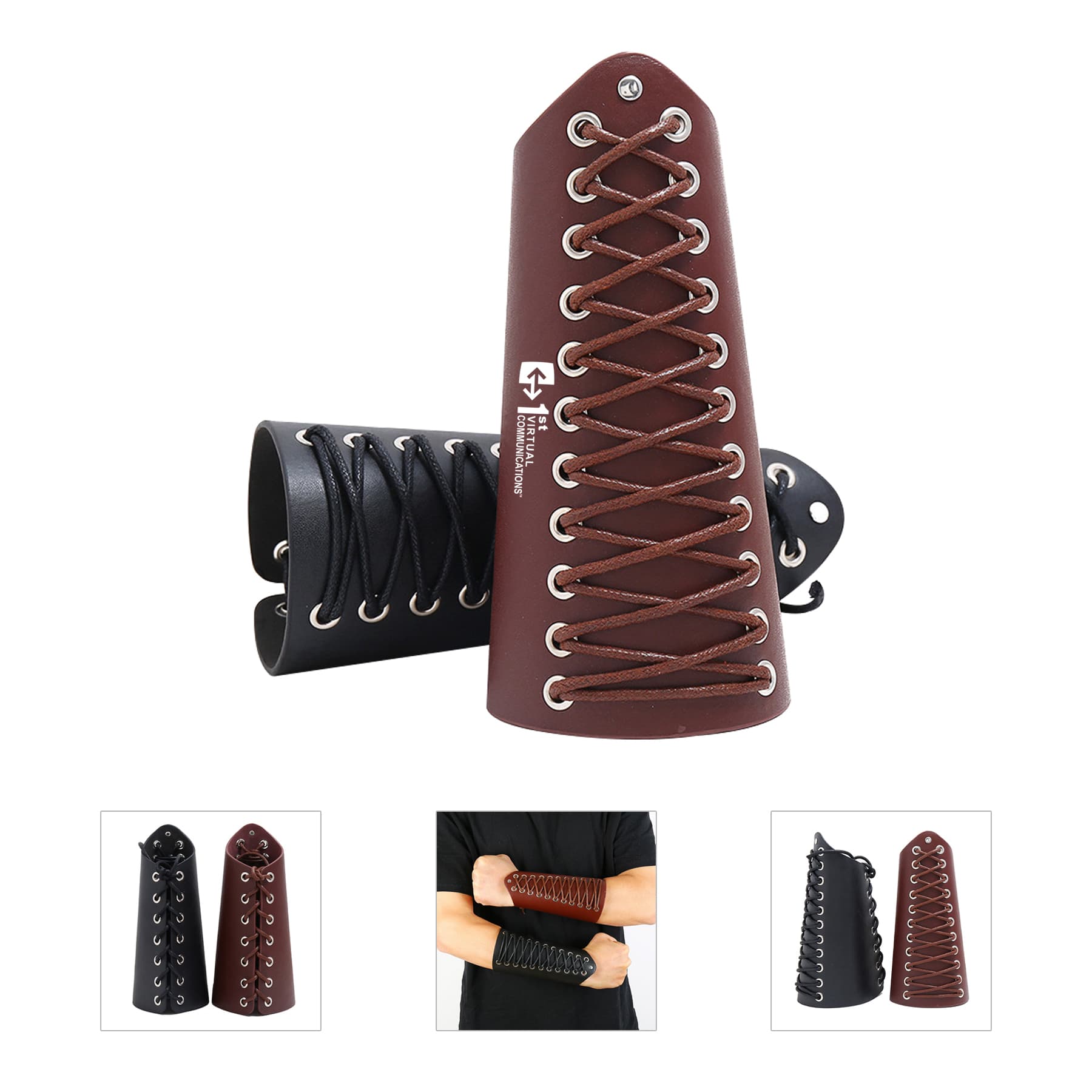 PU Leather Wrist Brace For Men