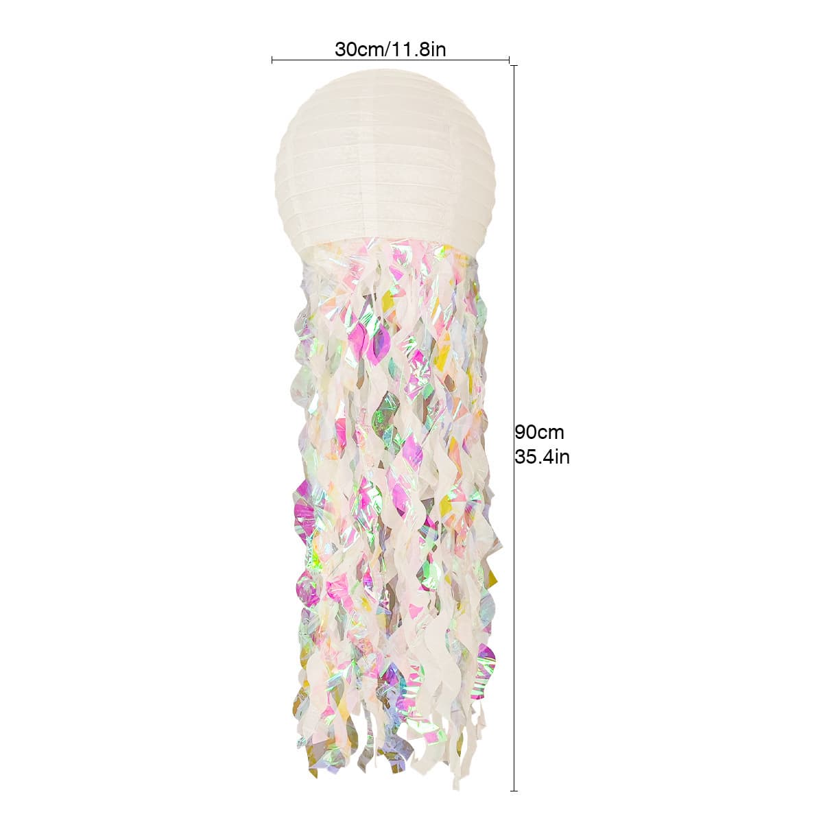 Halloween Tassel Pumpkin Paper Lantern thumbnail 4