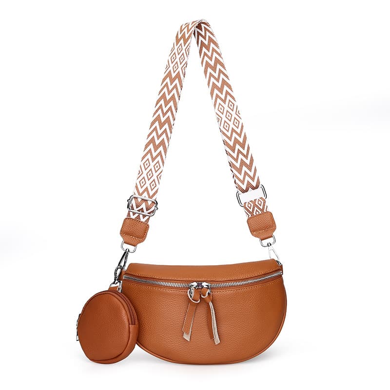 Genuine Leather Shoulder Crossbody Bag thumbnail 2