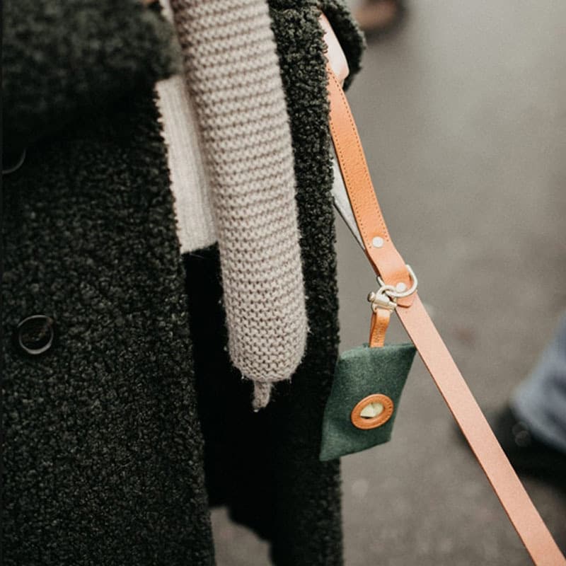 Felt Waste Bags Holder Dispenser With Poop thumbnail 5