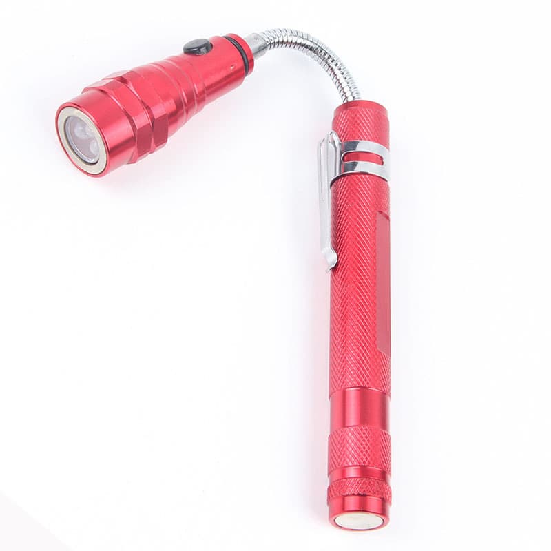LED Telescopic Extensible Double Magnetic Flashlight thumbnail 3
