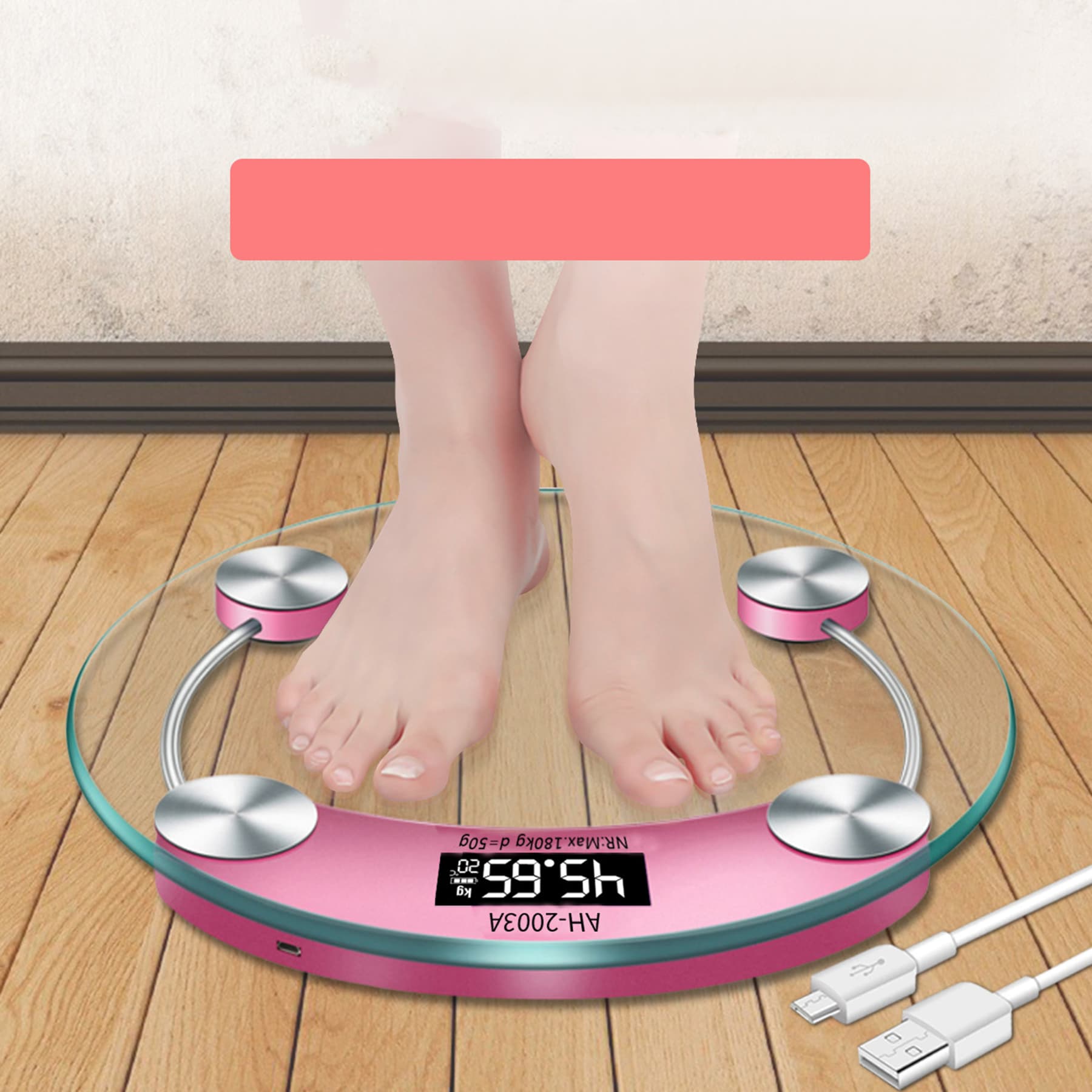 Personal Digital Electronic Body Weight Scale thumbnail 2
