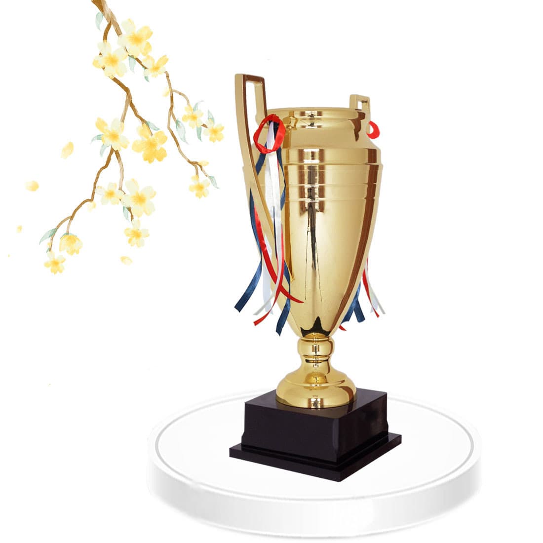 Gold Cast Metal Trophy Cup thumbnail 3
