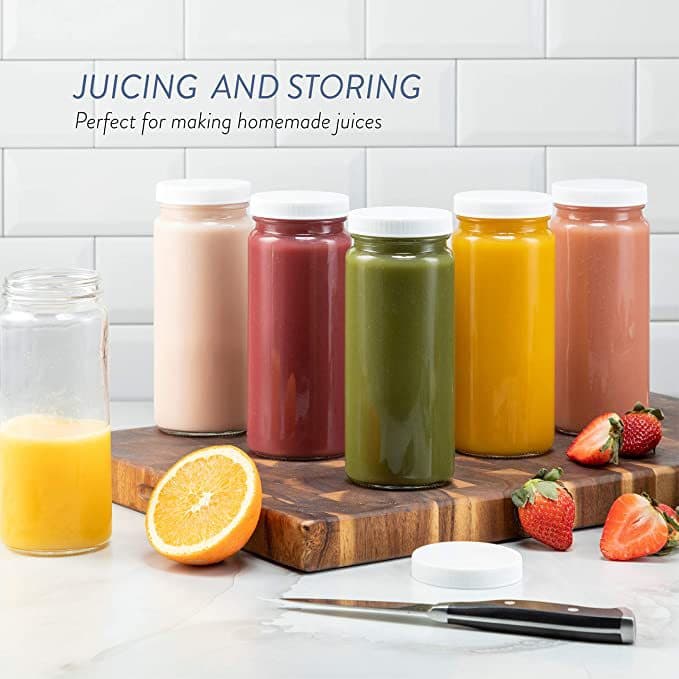 16 Oz Reusable Glass Water Juicing Bottle thumbnail 3