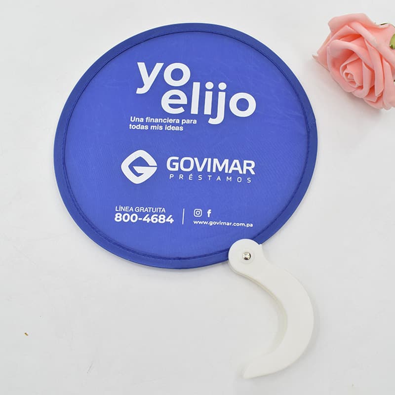 Collapsible Flying Fan With Handle & Pouch thumbnail 5