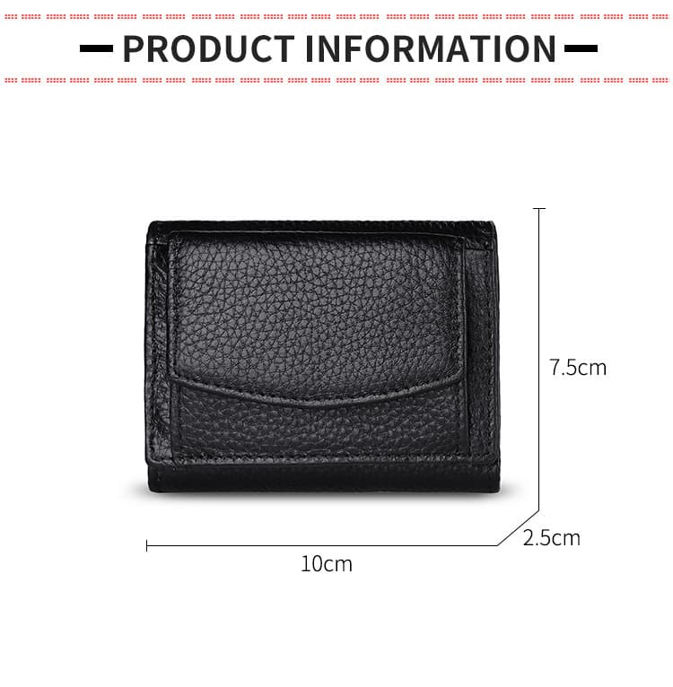Genuine Leather mini ladies purse wallet thumbnail 4