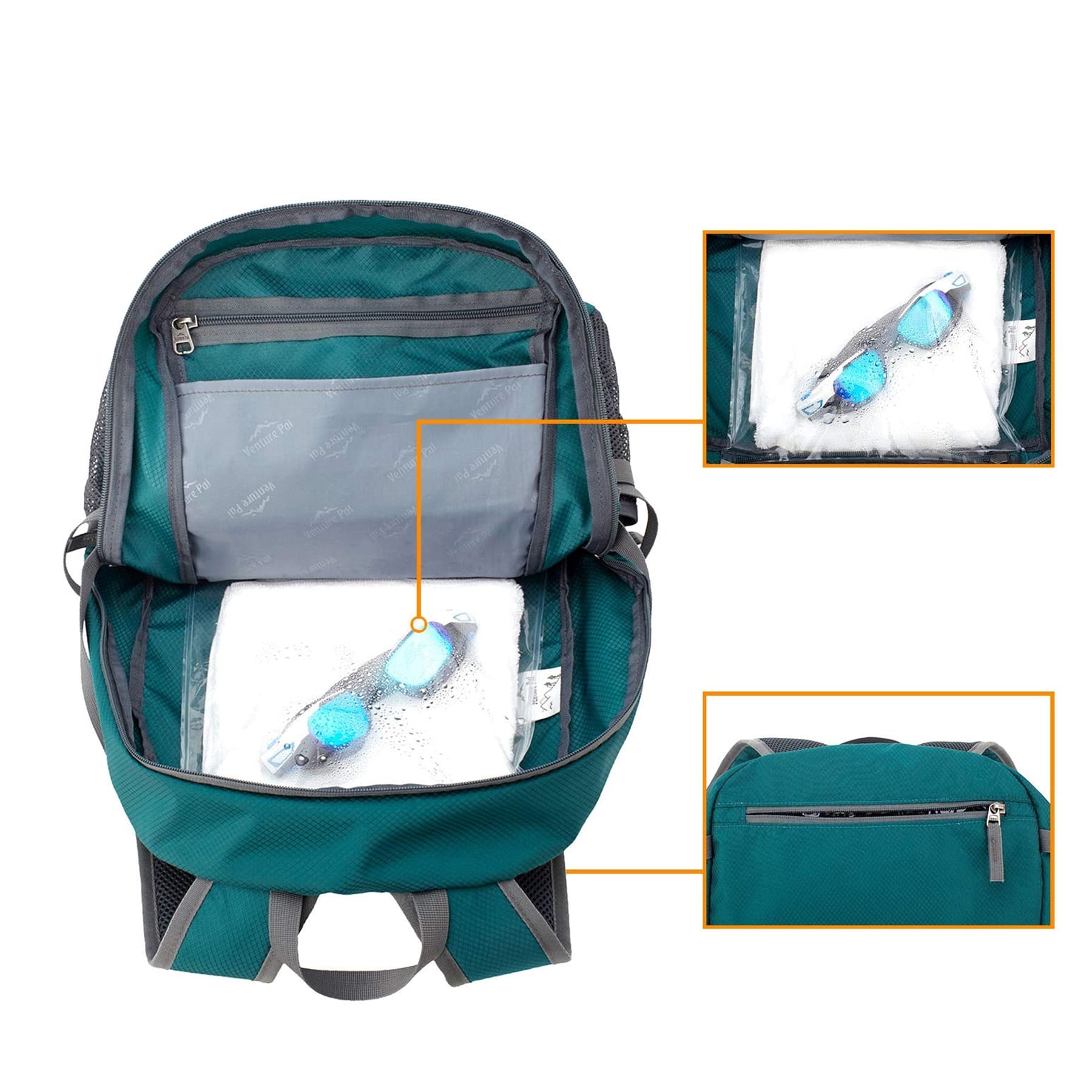 40L Lightweight Packable Backpack for Travel thumbnail 12