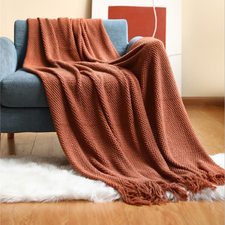 Soft Knit Woven Blanket thumbnail 4