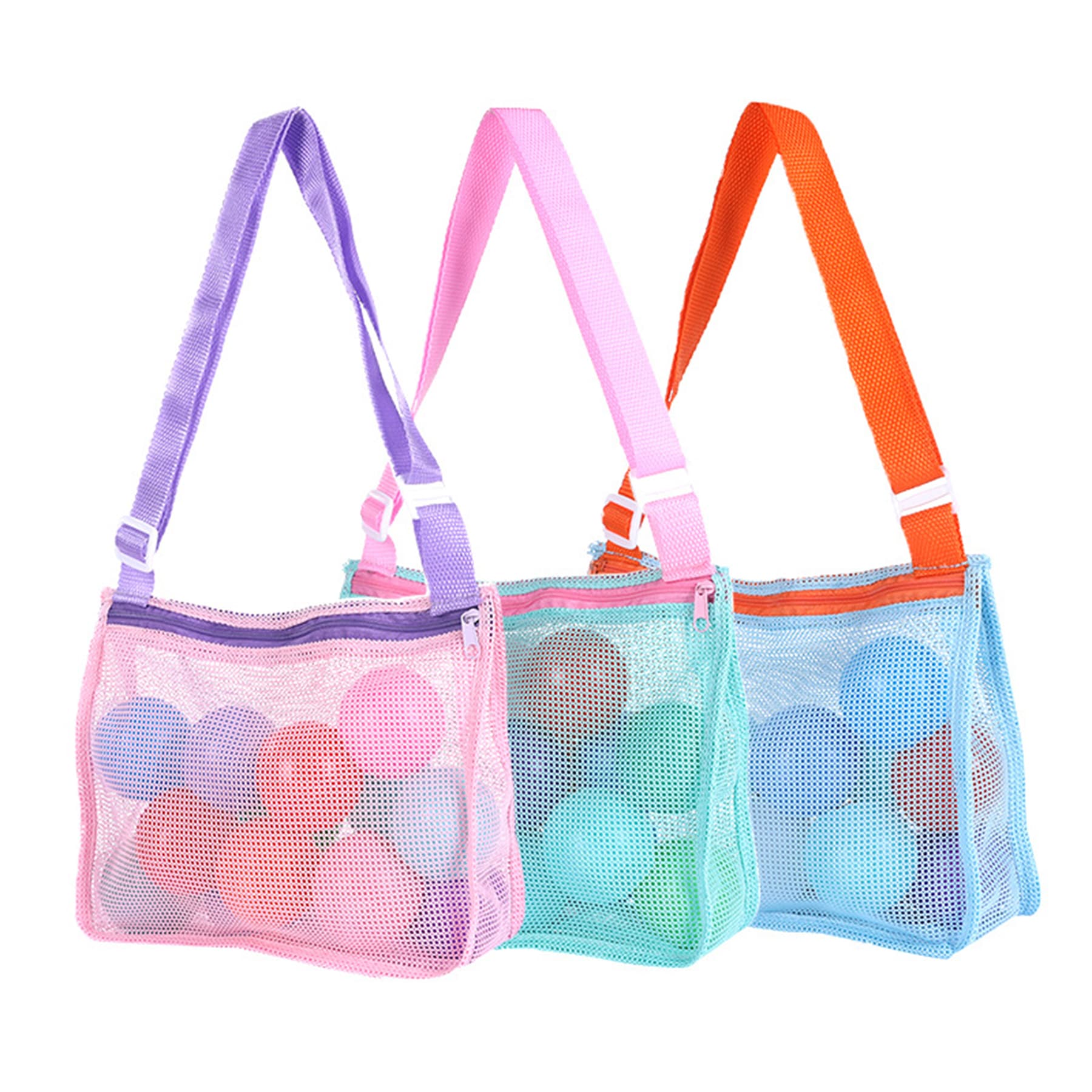 Colorful Mesh Beach Bags thumbnail 18