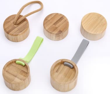 17oz Glasses Water Bottle with Bamboo Lid