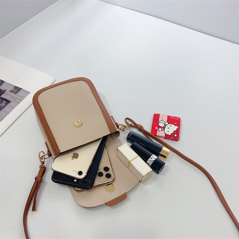 PU Mini change mobile shoulder crossbody bag