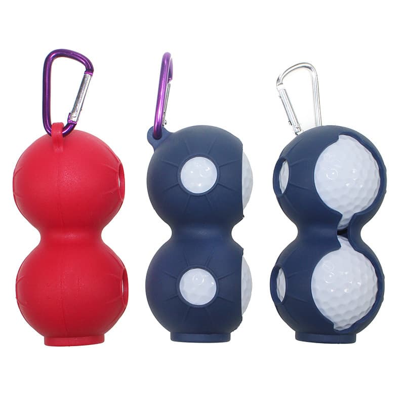 Silicone Golf Ball Holder With Carabiner thumbnail 4