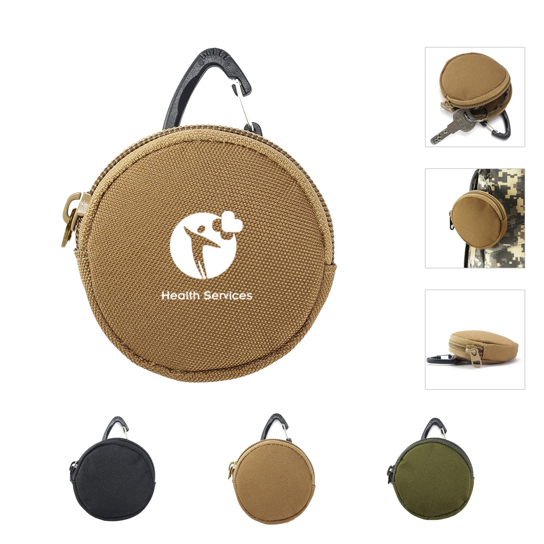 Oxford Tactical Bag Small Coin Purse Keychain