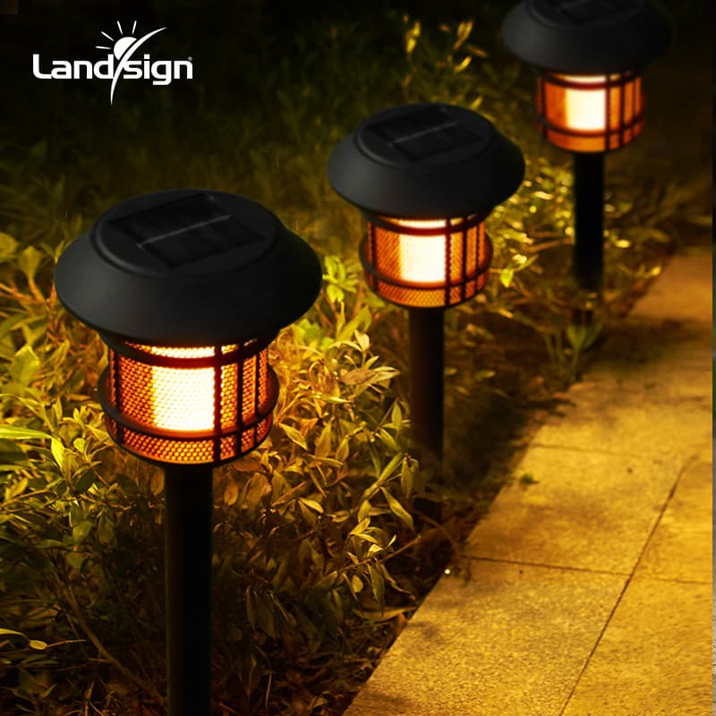 36 Led Solar Flame Lamp Outdoor