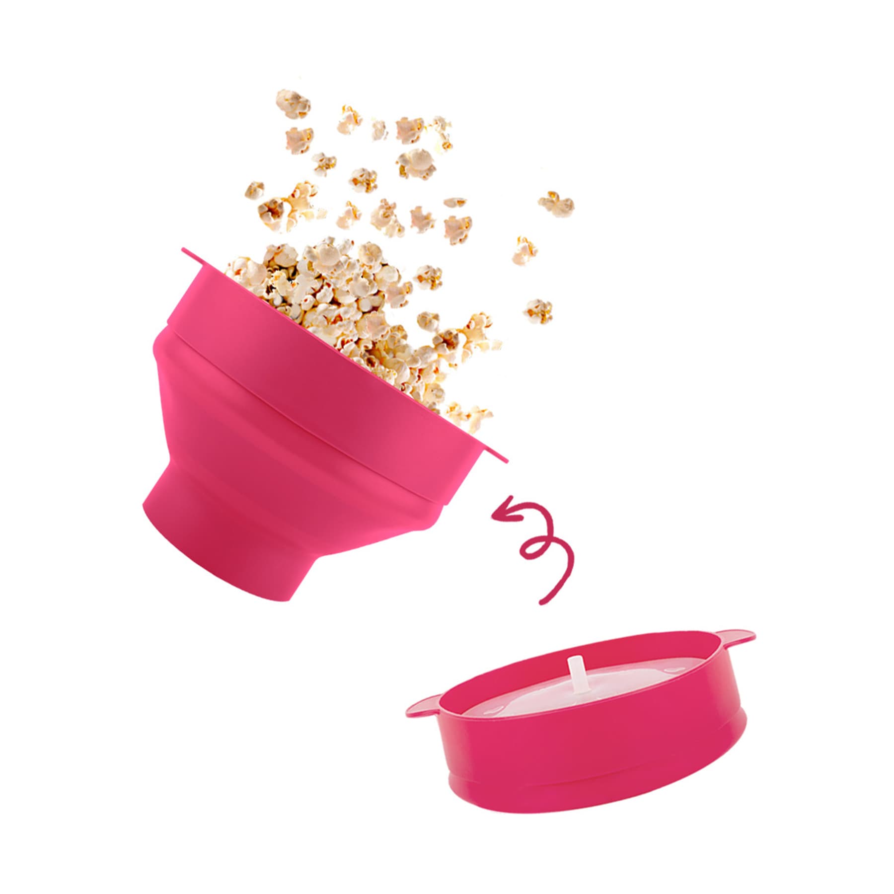 Collapsible Silicone  Air Popcorn Popper Bowl thumbnail 5