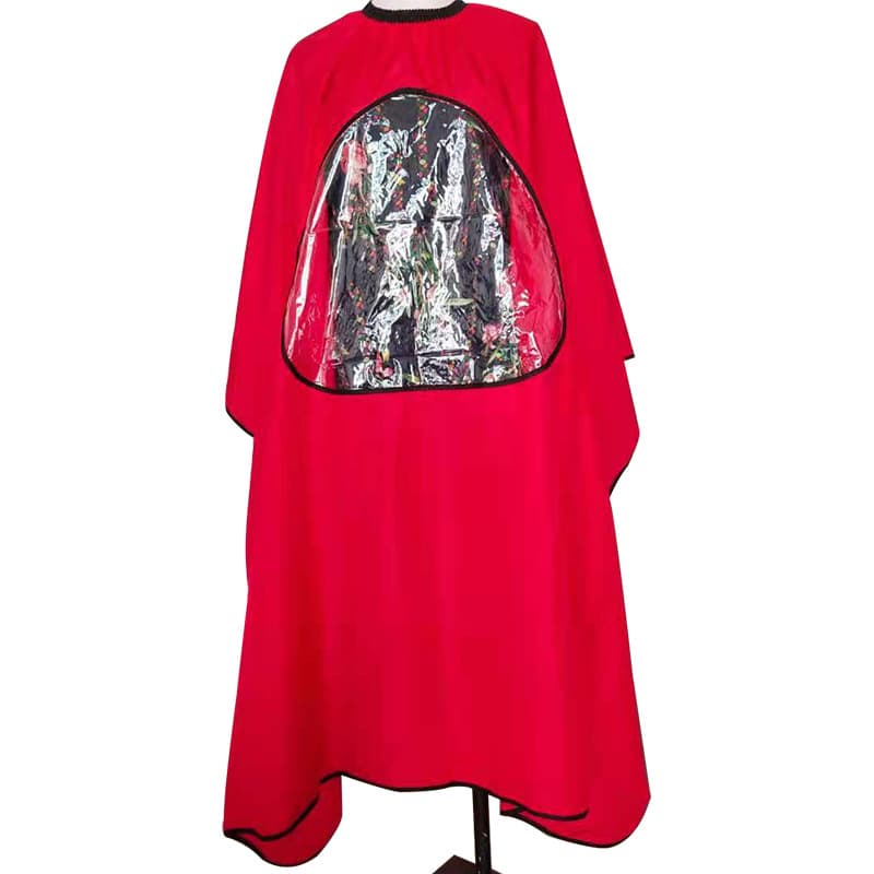 Transparent Window Barber Cape thumbnail 3
