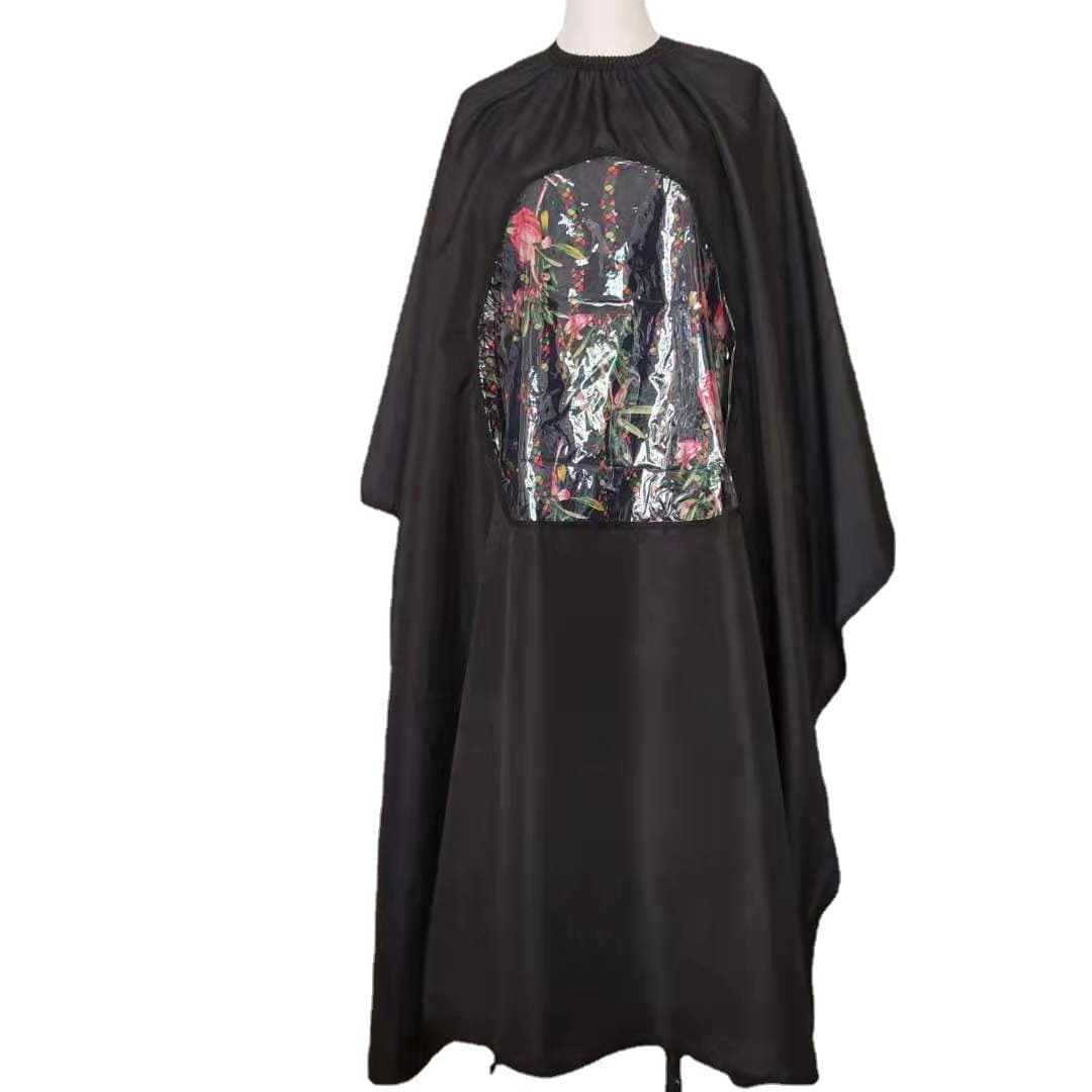 Transparent Window Barber Cape