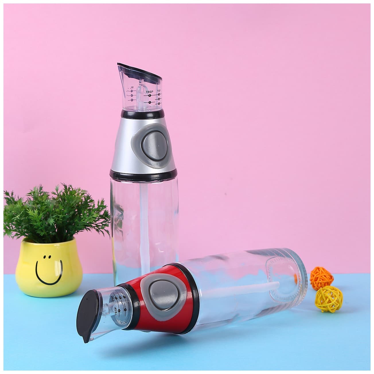 17oz  Glass Oil Dispenser Bottle thumbnail 6