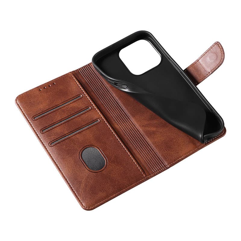 PU Strong Magnetic Phone Wallet Case with Card Holder thumbnail 4