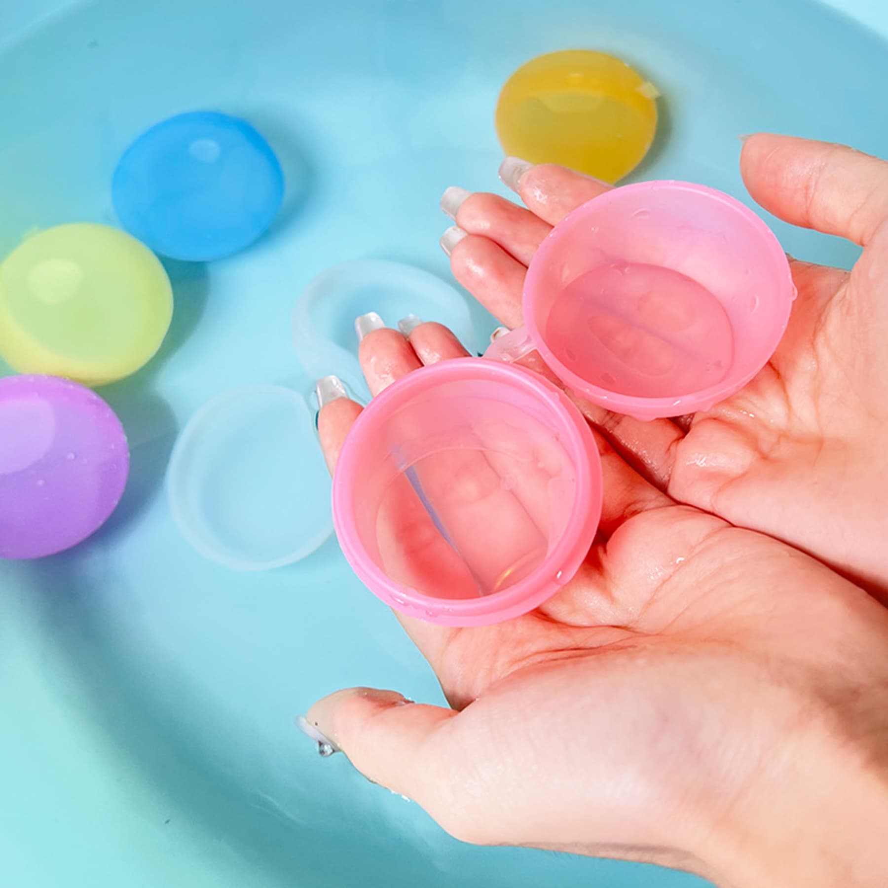 Silicone Reusable Water Splash Balls thumbnail 6