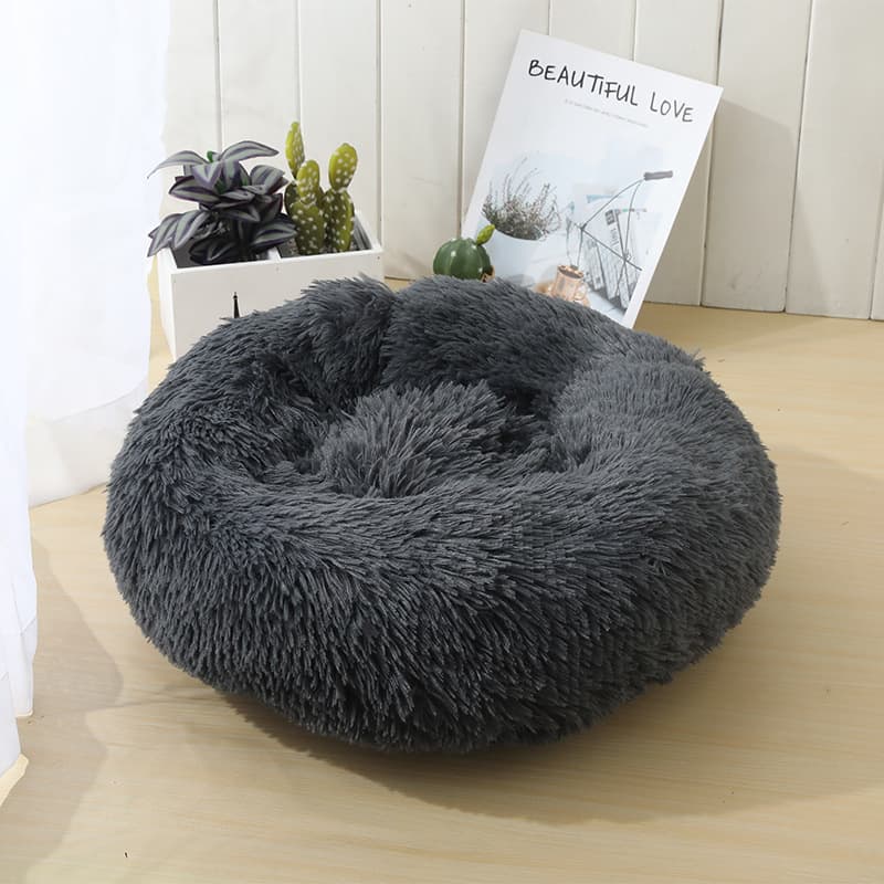 Pet Beds for Cats Dog Memory Foam Donut Cuddler