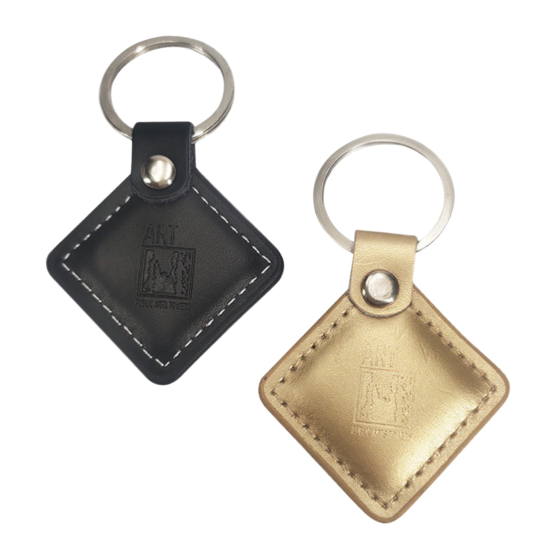 Leatherette Quadrate Keychain thumbnail 3