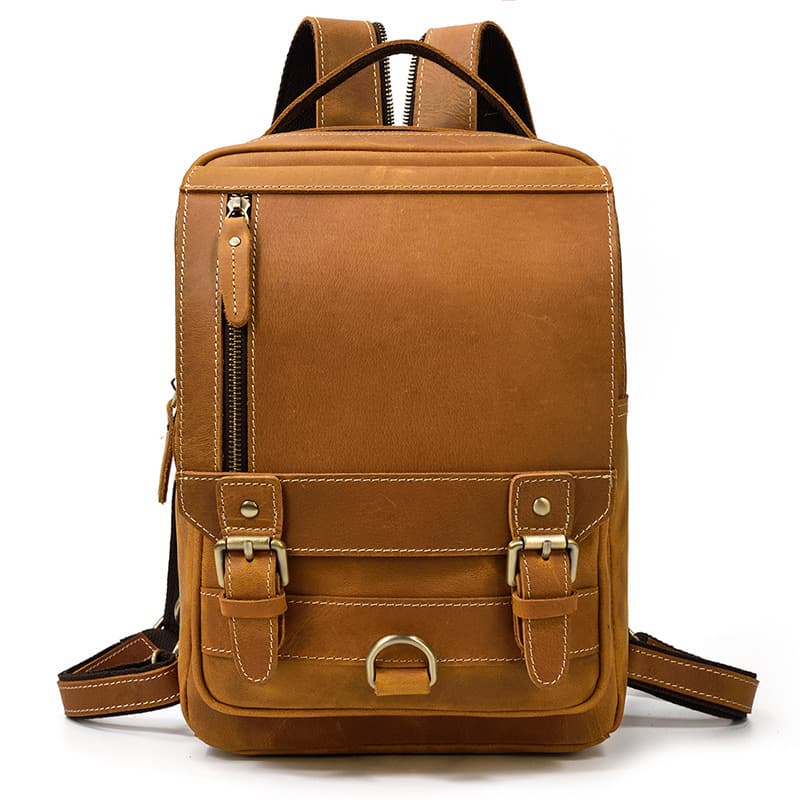 Genuine leather backpack for man thumbnail 2