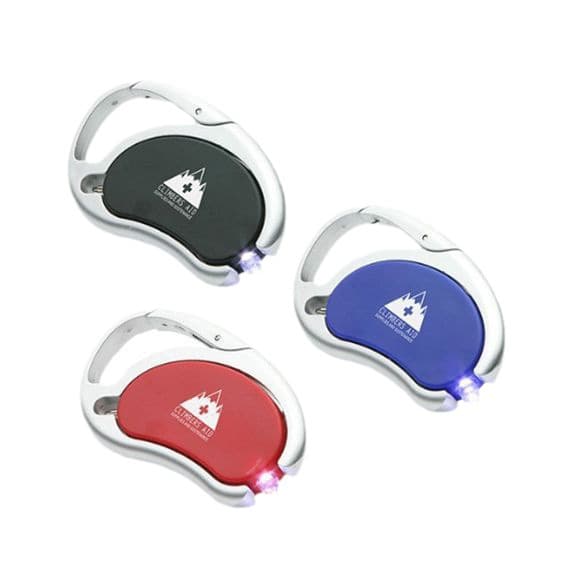 Carabiner Swivel LED Light with Pen