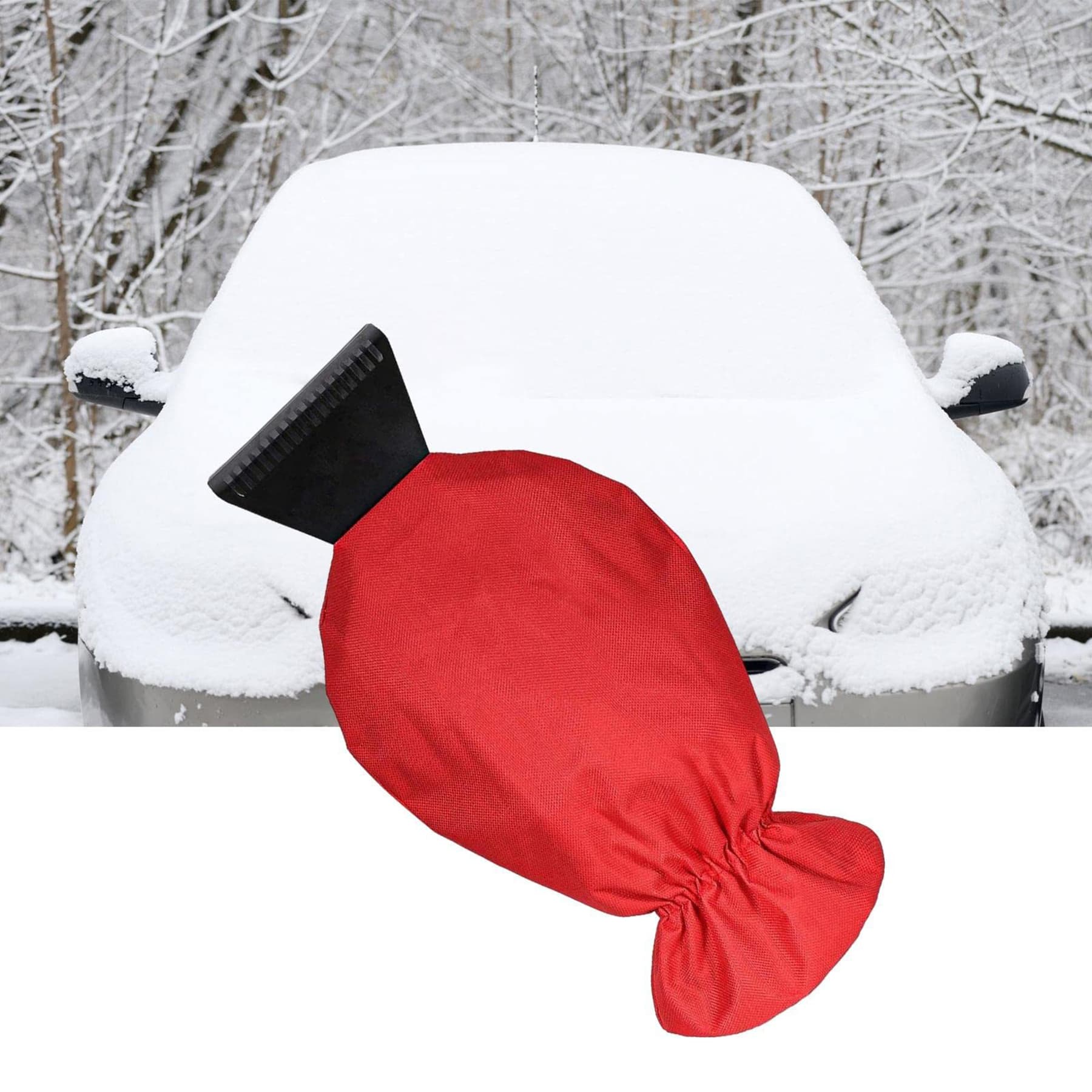 Custom Oxford Fabric Thick Ice Scraper Mitt For Car thumbnail 7