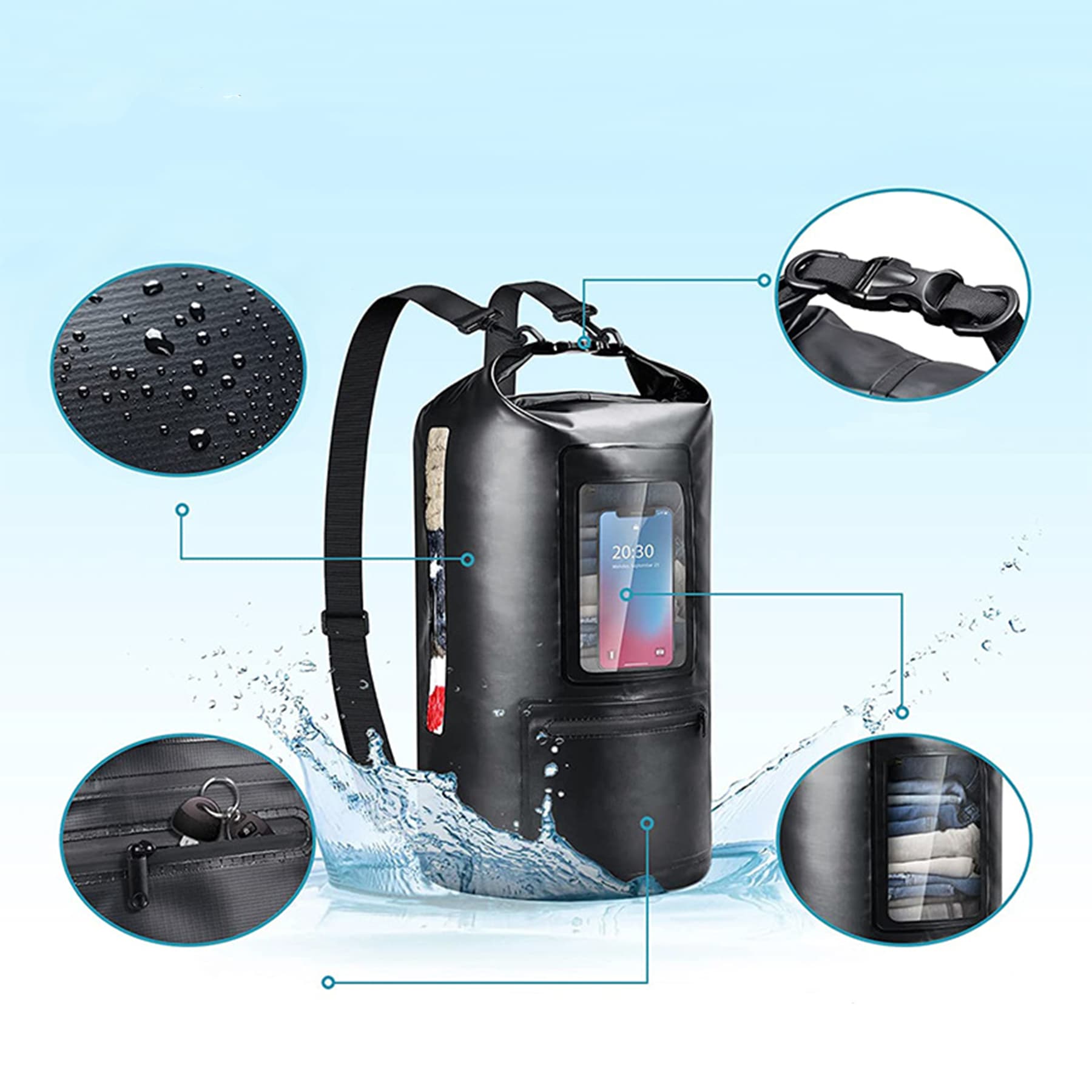20L Waterproof Floating Dry Bag thumbnail 2