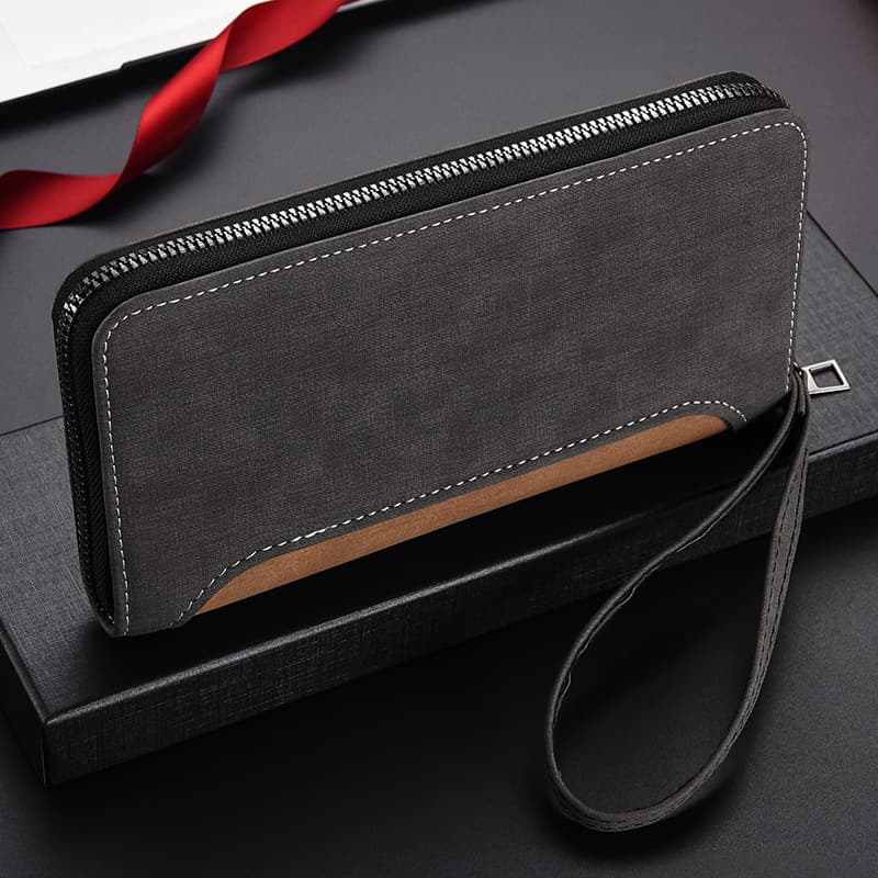 Multi-functional Anti-Aging Fashion Long Wallet With Zipper thumbnail 5
