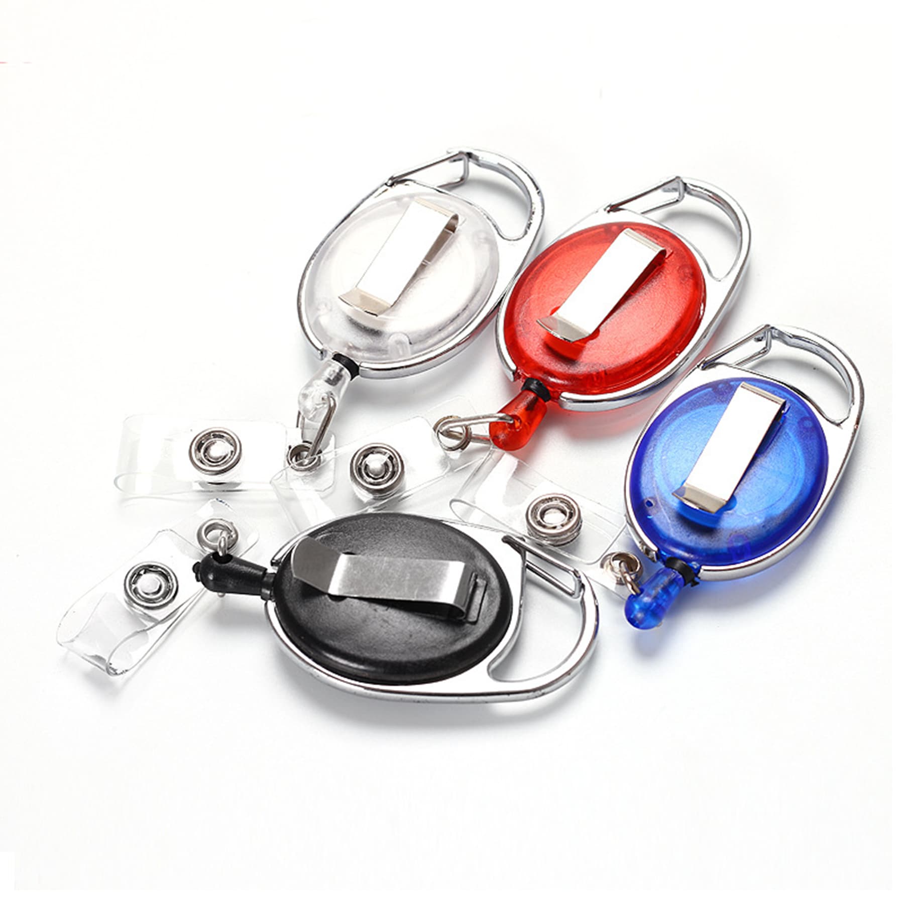 Oval Carabiner Badge Reel w/ Back Clip thumbnail 11