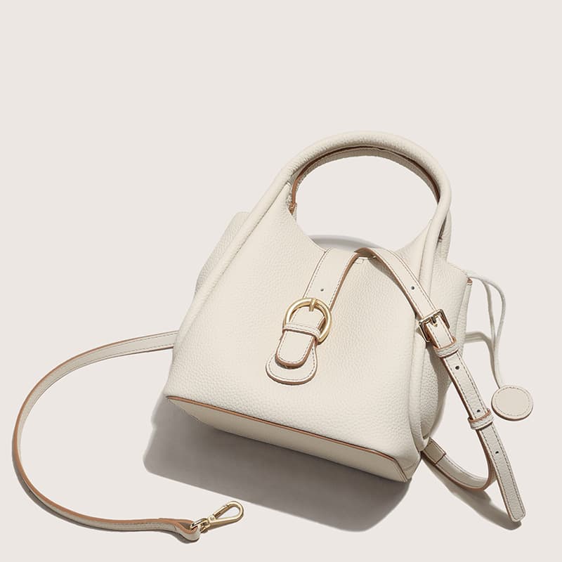 Genuine Leather Simple geometric shoulder cross-body bag thumbnail 2