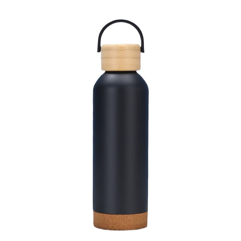 Vacuum Bottle with Bamboo Lid and Base thumbnail 7