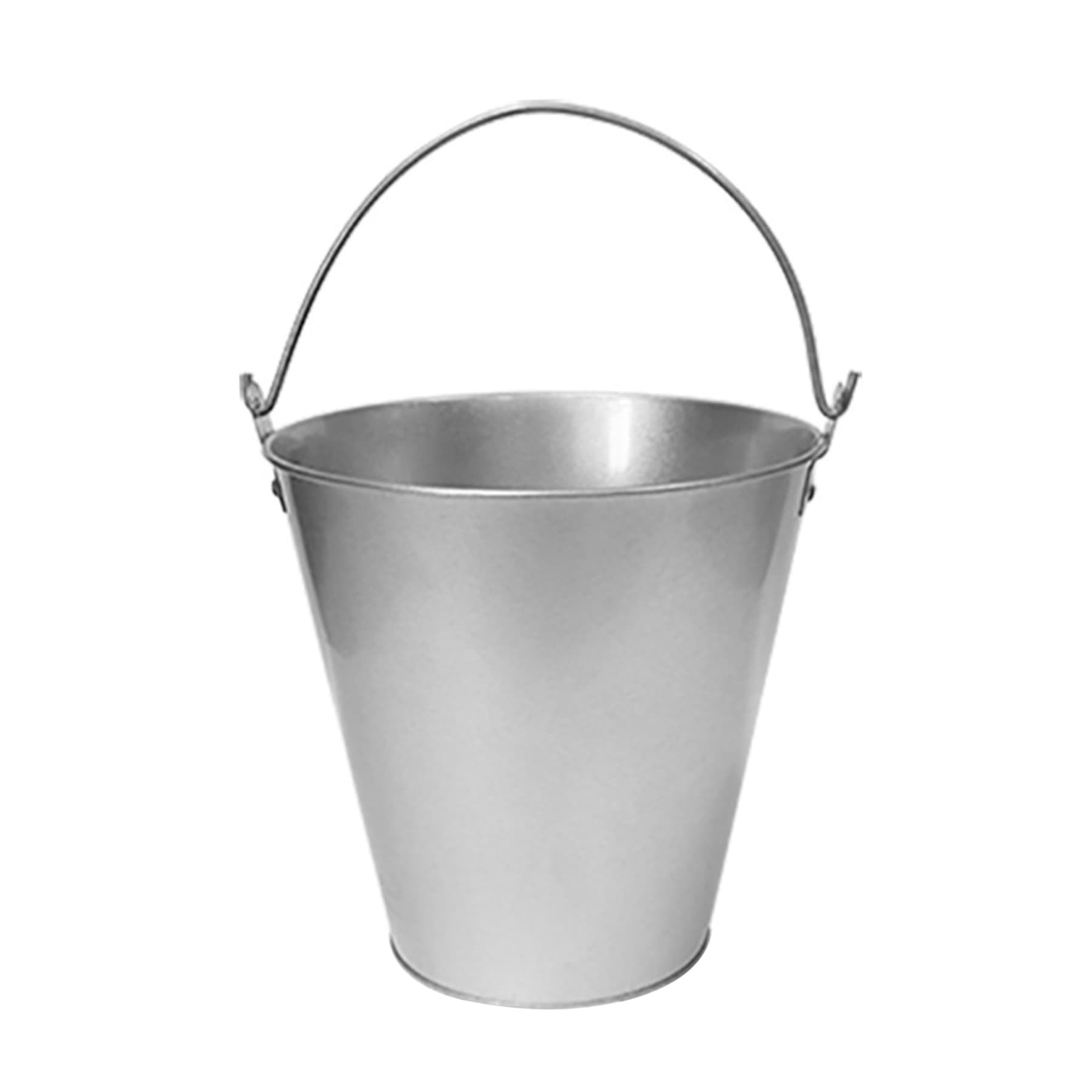 5Qt Galvanized Metal Buckets With Handle thumbnail 5