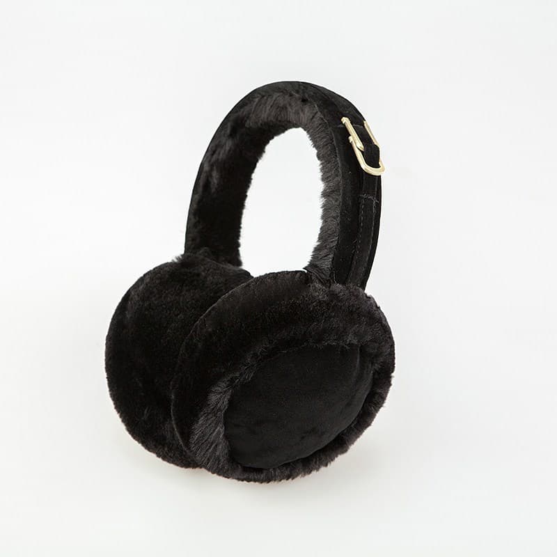 Winter Plush Ear Muff Covers