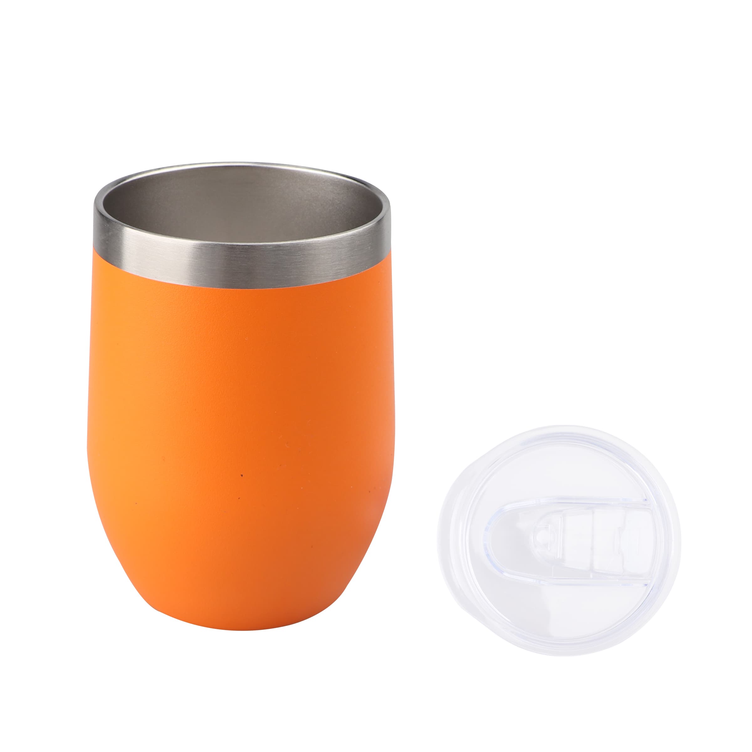 12 Oz Stainless Insulated Wine Tumbler W/ Lid for Hot & Cold thumbnail 4