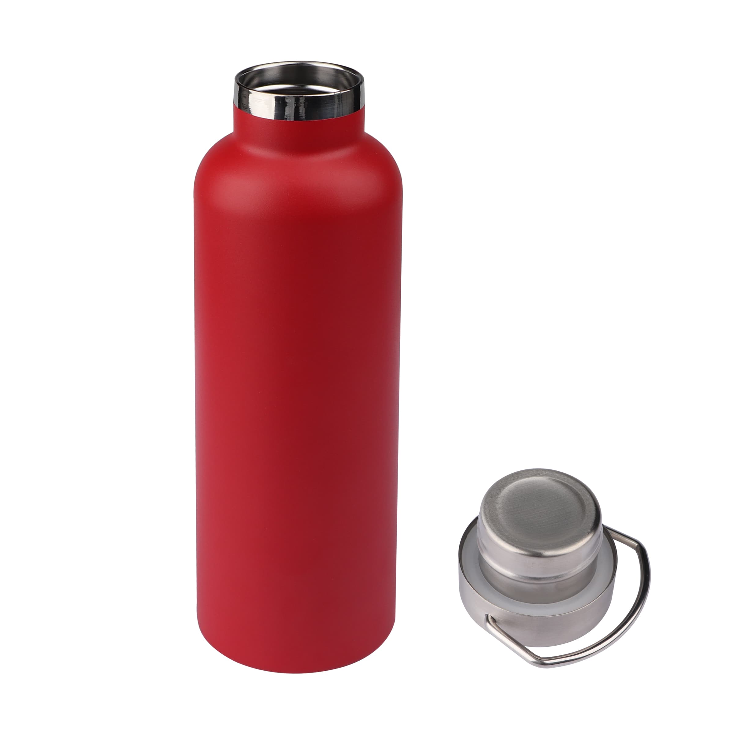 25oz insulated stainless steel water bottle w/Handle on Lid