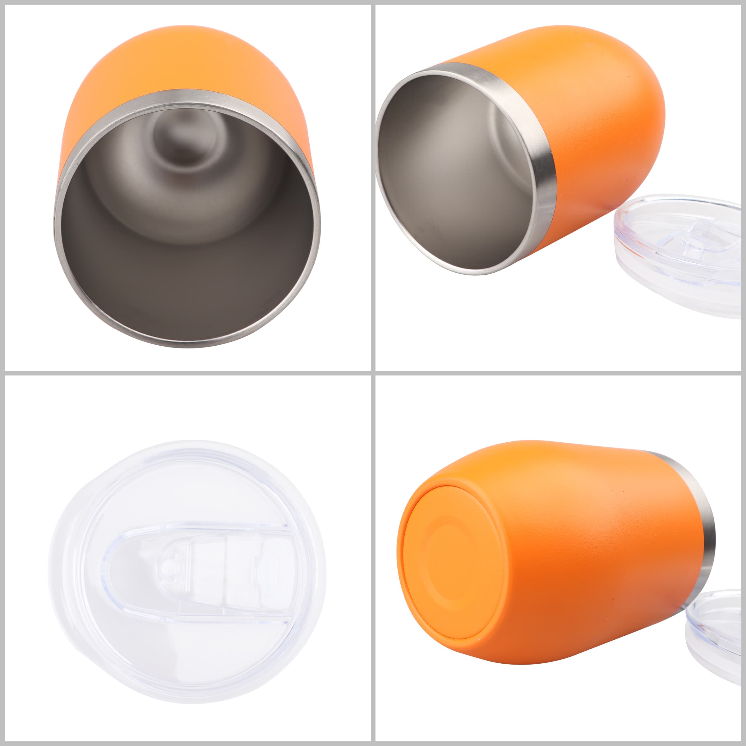 12 Oz Stainless Insulated Wine Tumbler W/ Lid for Hot & Cold thumbnail 5