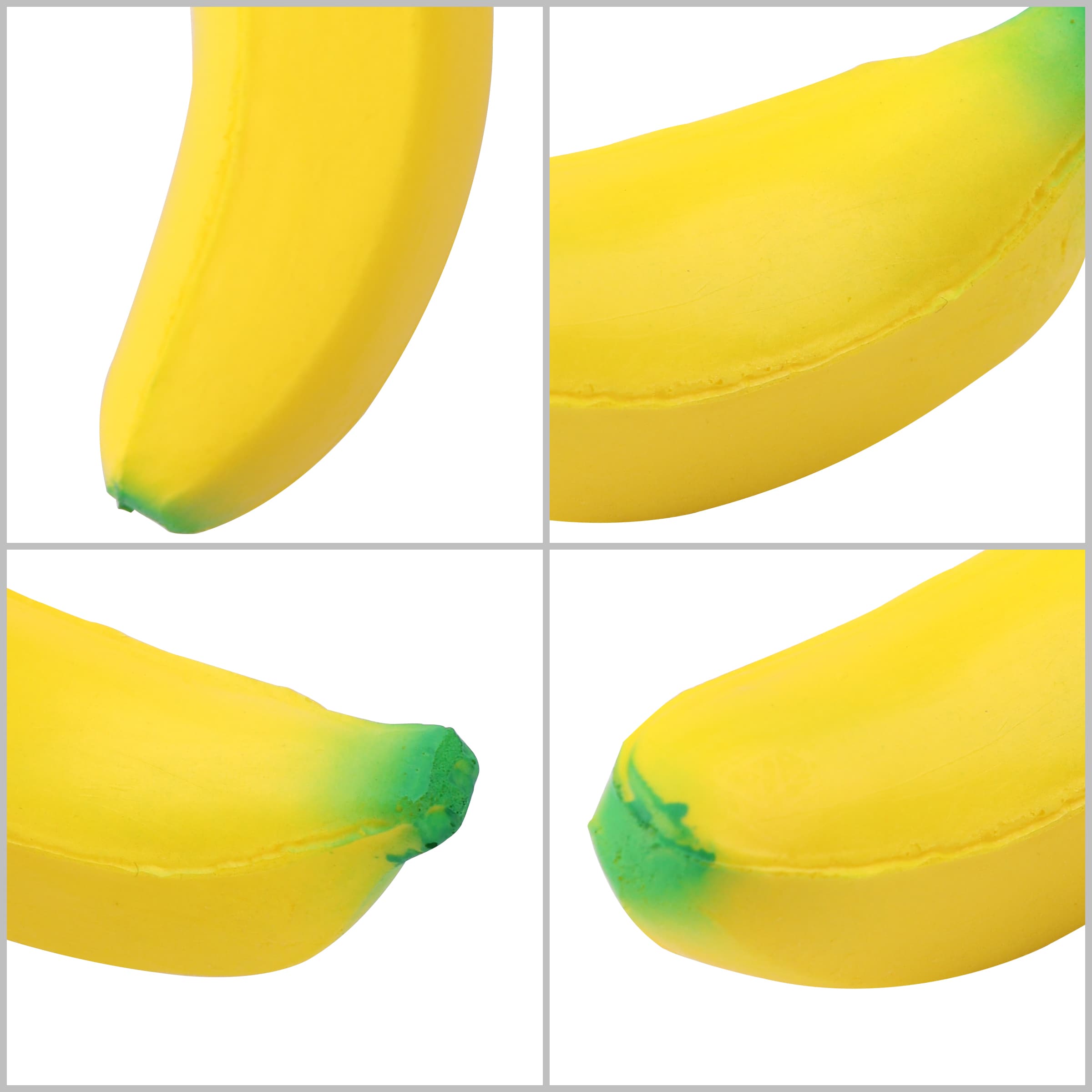 2.3"x0.8" Custom PU Banana Shaped Stretchy Stress Ball Toy thumbnail 2